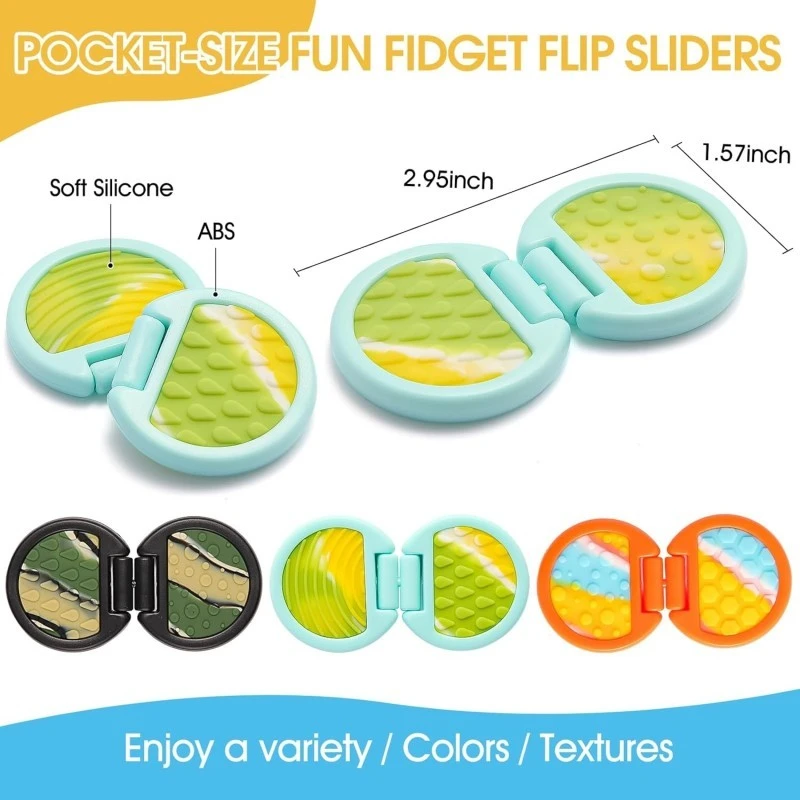 Endless Fidget Flip Toy Portable Hand Sensory Stress Relief Toy