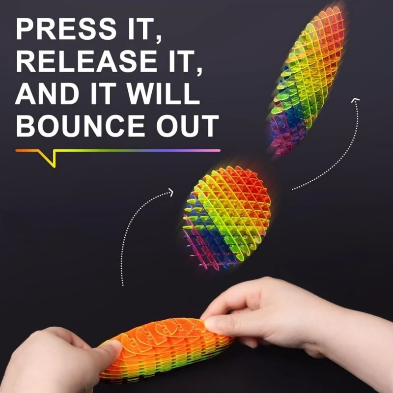 Rainbow Morf Fidget Worm Toy