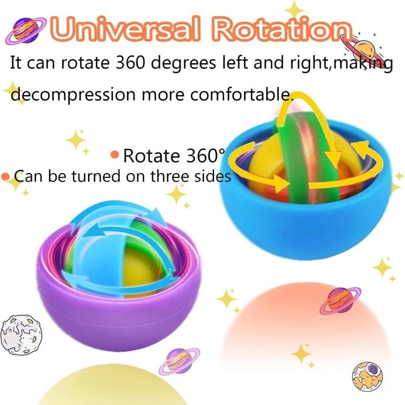 3D Rotation Ball Fidget Gyro Toy