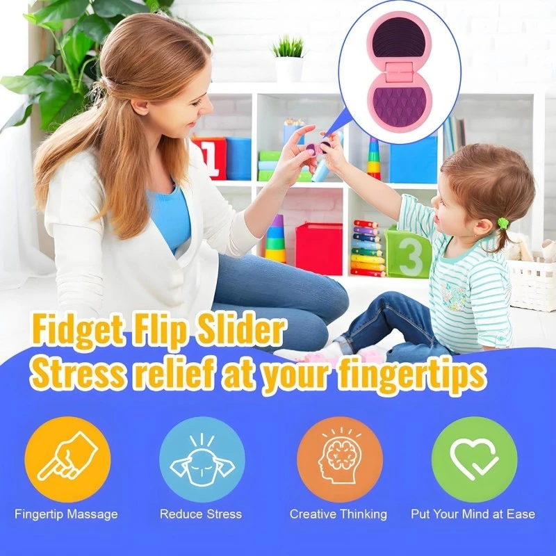 Endless Fidget Flip Toy Portable Hand Sensory Stress Relief Toy