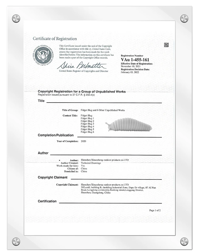 Obtained Patents
