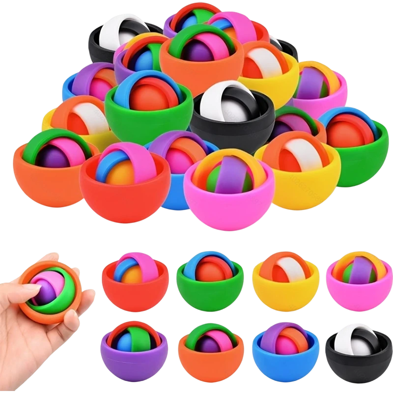 3D Rotation Ball Fidget Gyro Toy