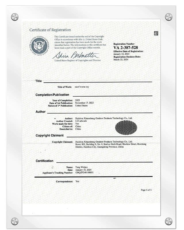 Obtained Patents