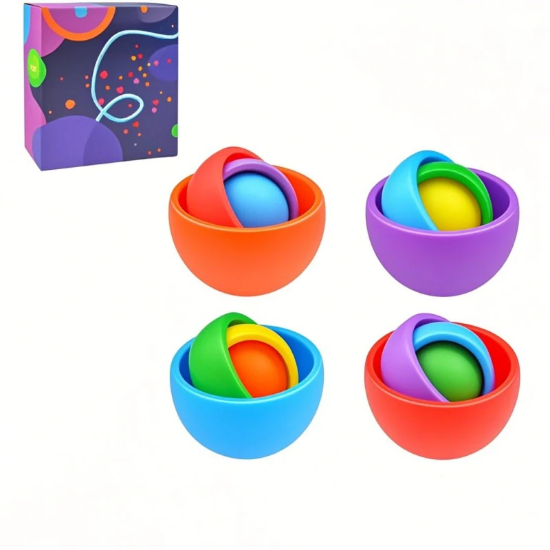 3D Rotation Ball Fidget Gyro Toy