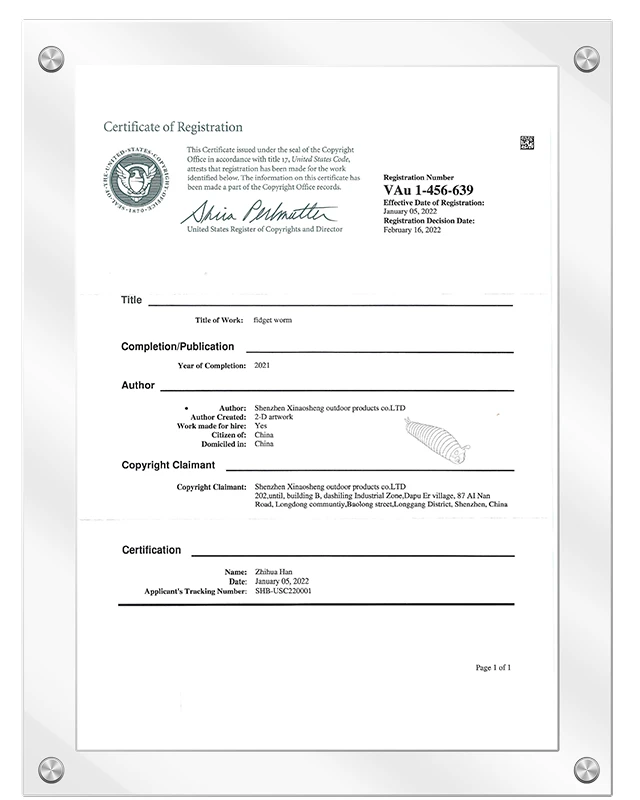 Obtained Patents